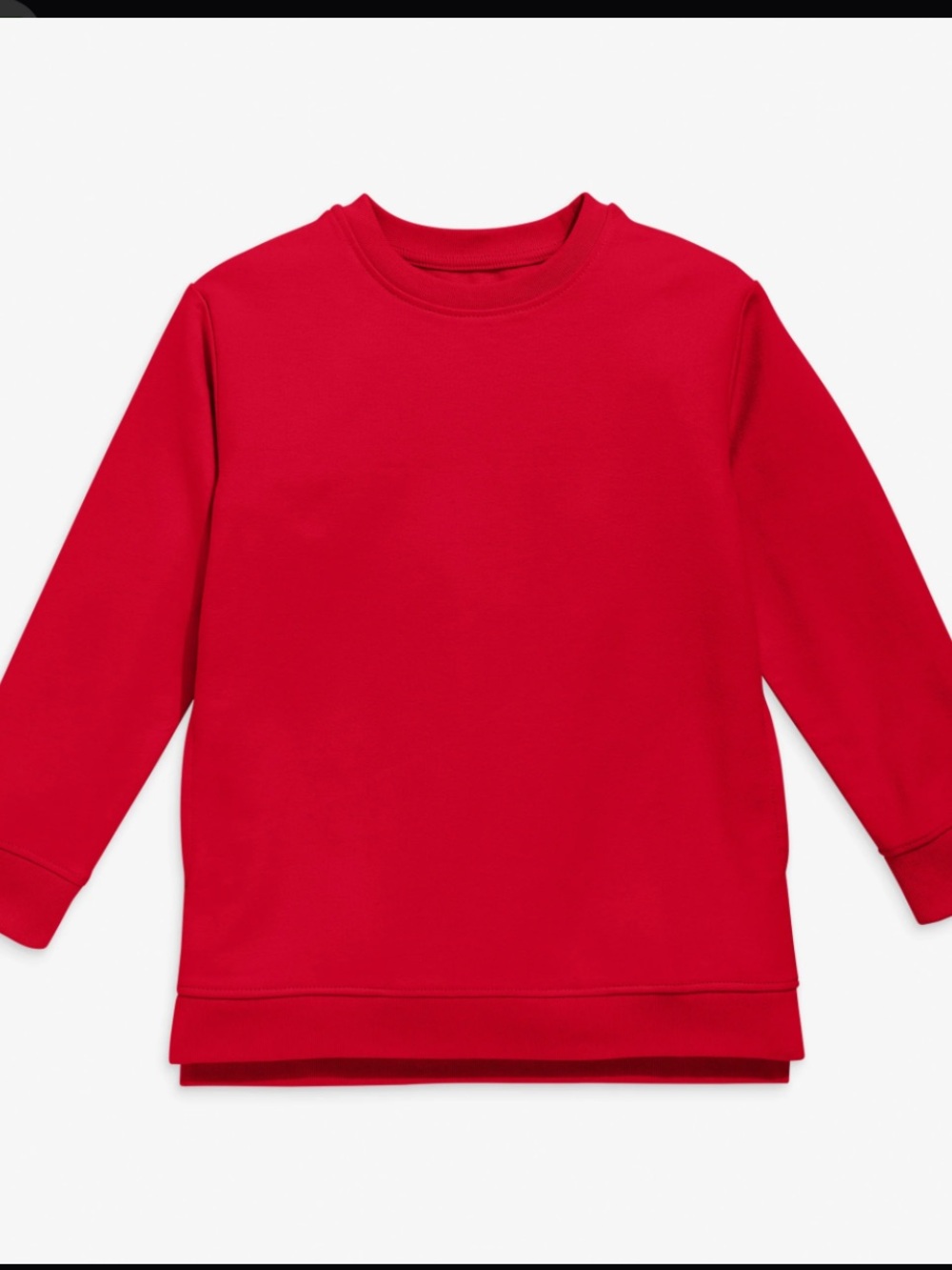 Primary Kids Pocket Red Tunic Sweatshirt
